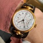 Universal Watch Co Snail Dial Monopusher Chronograph 39.4mm
