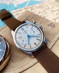 Vintage RCAF Military Mono Pusher Chronograph #003