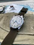 Vintage RCAF Military Mono Pusher Chronograph #003