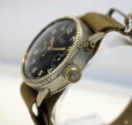 German WWII HANHART Monopusher Chronograph Watch 39mm