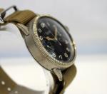 German WWII HANHART Monopusher Chronograph Watch 39mm