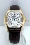 Cartier Tortue Monopusher Chronograph in Yellow Gold