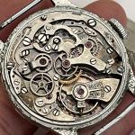 WW2 Era Swiss Monopusher Chronograph Watch