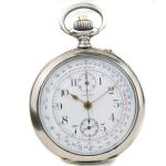 Longines Grand Prix 1900 Silver Pocket Watch