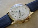 Universal Geneve 14K Gold Chronograph Monopusher Watch