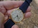 Universal Geneve 14K Gold Chronograph Monopusher Watch
