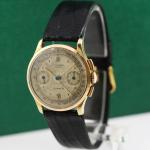 Universal Geneve Compur 18K YG Monopusher Watch