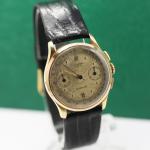 Universal Geneve Compur 18K YG Monopusher Watch