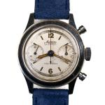 Minerva Ref. 1335 Two Tone Monopusher Watch
