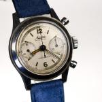 Minerva Ref. 1335 Two Tone Monopusher Watch