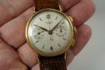 Universal Geneve 18k Gold Chronograph Monopusher Watch