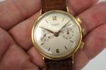 Universal Geneve 18k Gold Chronograph Monopusher Watch