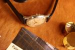 1950s Vintage Lemania 1270 Monopusher Chronograph Watch