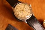 1950s Vintage Lemania 1270 Monopusher Chronograph Watch