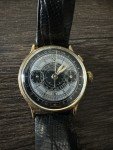 34mm Vintage Gold Monopusher Watch - Hunter Case