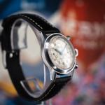 Minerva 1940s Vintage Chronograph Monopusher Watch