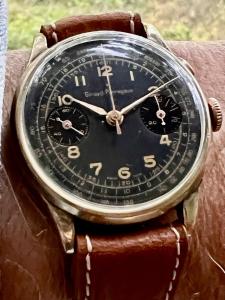 Vintage Swiss Girard-Perregaux Monopusher Chronograph