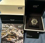 Montblanc 1858 Monopusher Black Dial Chronograph