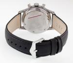 Lemania 15TL Monopusher Chronograph Watch with Leather Band
