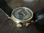34mm Vintage Gold Monopusher Watch - Hunter Case