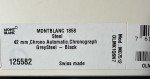 Montblanc 1858 Monopusher Black Dial Chronograph