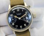 German WWII HANHART MONOPUSHER Chronograph Watch 39mm