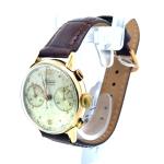 Minerva 18k Monopusher Chronograph from 1940s