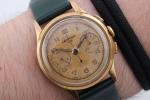 Lemania 105 Vintage Monopusher Chronograph Watch