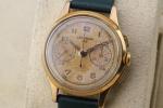 Lemania 105 Vintage Monopusher Chronograph Watch