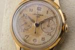 Lemania 105 Vintage Monopusher Chronograph Watch