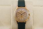 Lemania 105 Vintage Monopusher Chronograph Watch