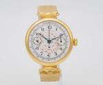 Universal Genève Gold Plated Monopusher Chronograph Watch