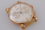 Minerva 18k Rose Gold Oversized Chronograph Watch