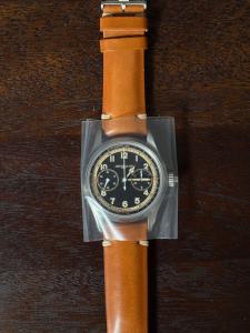 Montblanc 1858 Monopusher Chronograph Black Dial Watch