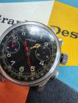 Vintage Lemania Men's Monopusher Chronograph Watch