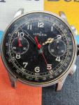 Vintage Lemania Men's Monopusher Chronograph Watch