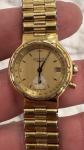 Vintage Longines Conquest Goldtone Monopusher Chronograph