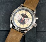 Habring 2 Beige Panda Monopusher Chronograph Watch