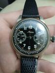 Jumbo Men's Vintage Minerva Monopusher Chronograph Watch