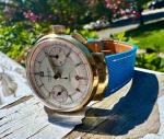 Universal Geneve 18K Gold Monopusher Chronograph