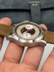Habring 2 Beige Panda Monopusher Chronograph Watch