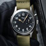 Habring² Chrono-Felix Monopusher Black Steel Watch
