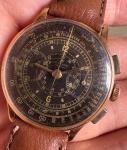 1940s Universal Geneve 18k Gold Monopusher Chronograph