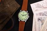 Vulcain Heritage Green 39mm Monopusher Chronograph