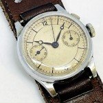 WW2 Era Swiss Monopusher Chronograph Watch