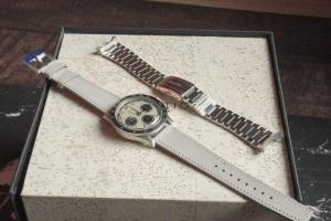 Baltic Tricompax Panda Monopusher Chronograph Watch
