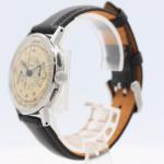 Lemania 3854 Military Men's Chronograph Watch