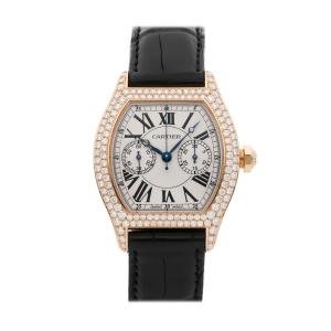 Cartier Tortue Monopusher Rose Gold Diamond Watch