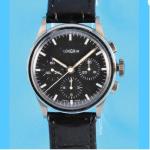 Lemania 1969 Three Register Chronograph Watch