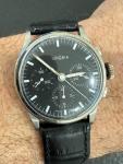 Lemania 1969 Three Register Chronograph Watch